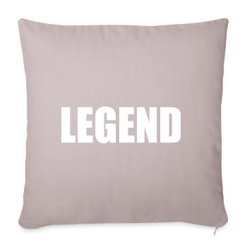 Legend - Sofakissen mit Füllung 45 x 45 cm - helles Taupe - Vorne