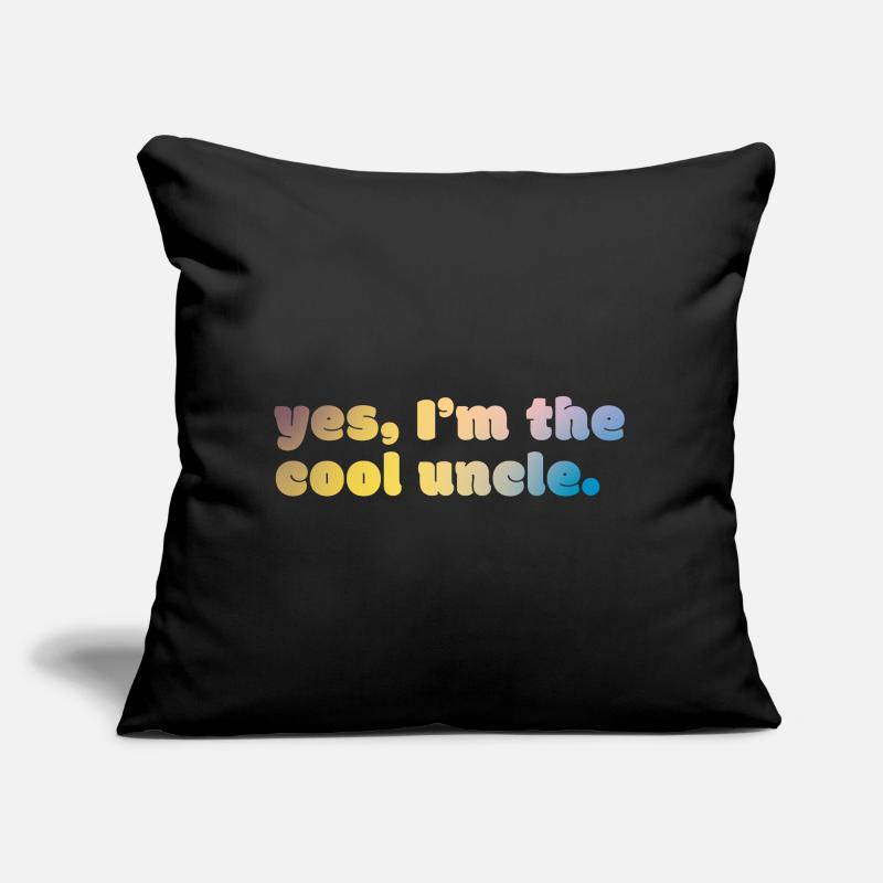 Déclaration de l’oncle cool Coussin et housse de 45 x 45 cm
