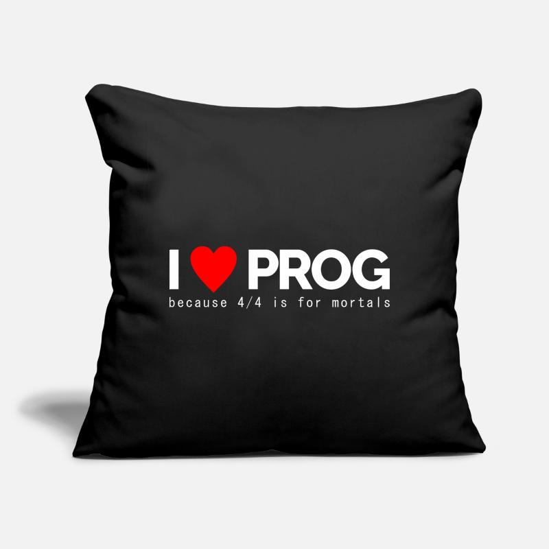 I Love Prog Sofakissen mit Füllung 45 x 45 cm