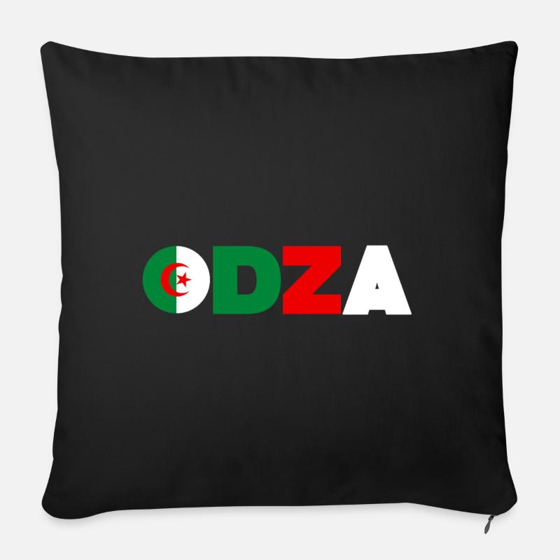 Algeria - Sofa pillow with filling 45cm x 45cm - black
