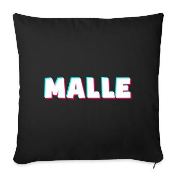 Malle Party - Sofakissen mit Füllung 45 x 45 cm - Schwarz - Vorne