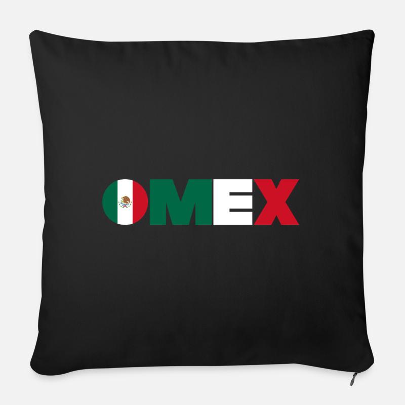 MÉXICO - Sofakissen mit Füllung 45 x 45 cm - Schwarz