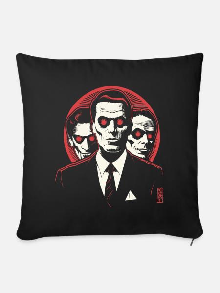 Men in Black - Sofakissen mit Füllung 45 x 45 cm - Schwarz