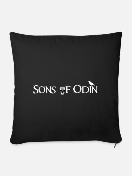 Sons of Odin - Sofakissen mit Füllung 45 x 45 cm - Schwarz