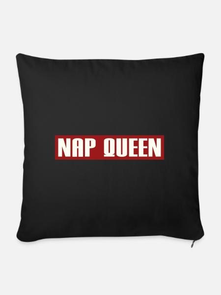 NAP QUEEN - Sofakissen mit Füllung 45 x 45 cm - Schwarz