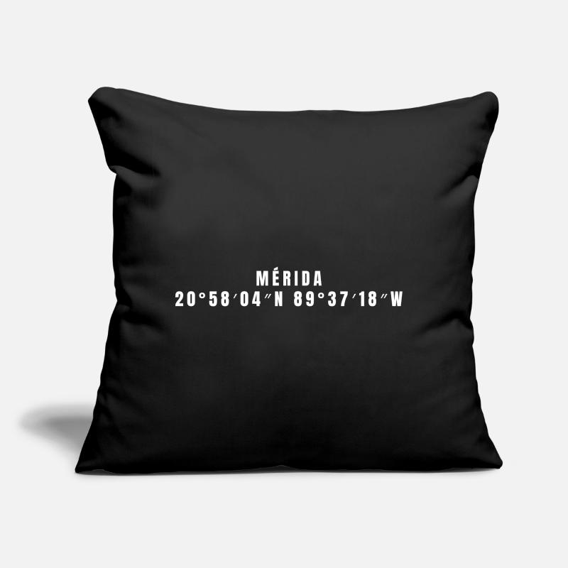 Merida, Mexico Coordinates Sofa pillow with filling 45cm x 45cm