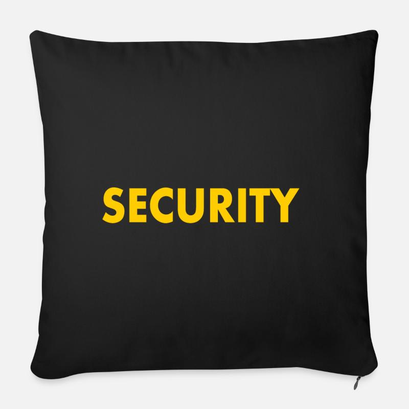 Security - Sofakissen mit Füllung 45 x 45 cm - Schwarz