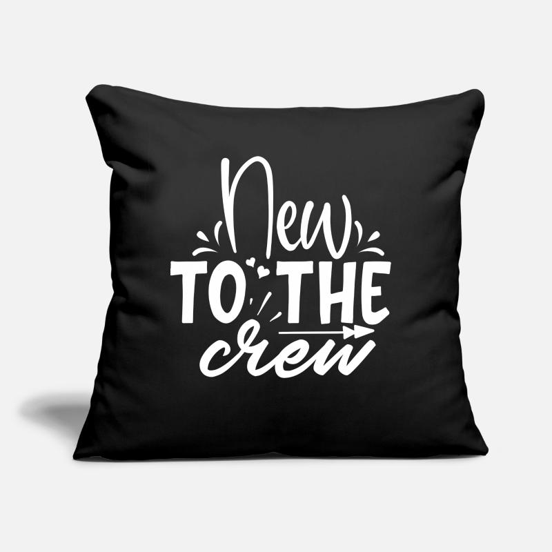 Bébé sort new to the crew Sort bébé sort de bébé Coussin et housse de 45 x 45 cm
