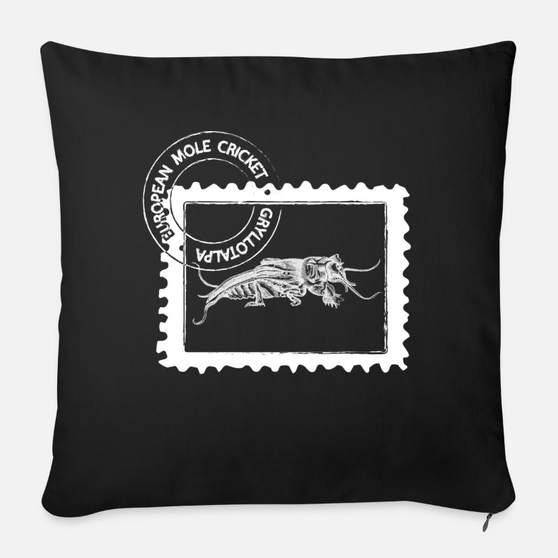 Türkis Snacker - Sofakissen mit Füllung 45 x 45 cm - Schwarz