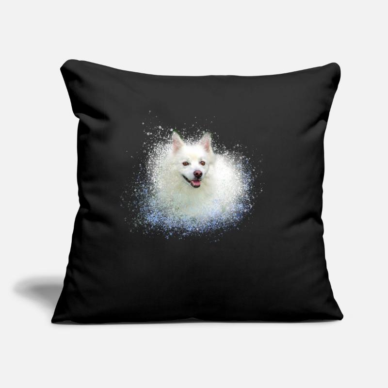 spitz,hund,graffiti,malerei,zwergpsitz Sofakissen mit Füllung 45 x 45 cm