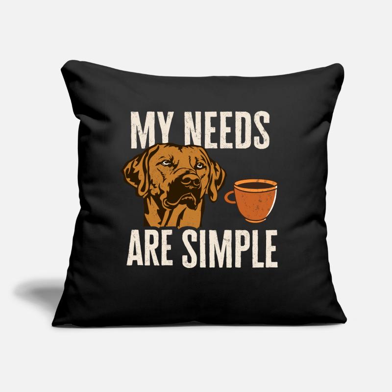 Rhodesian Ridgeback Hund Sofakissen mit Füllung 45 x 45 cm
