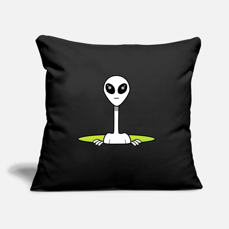 Alien from outer space Sofa pillow with filling 45cm x 45cm