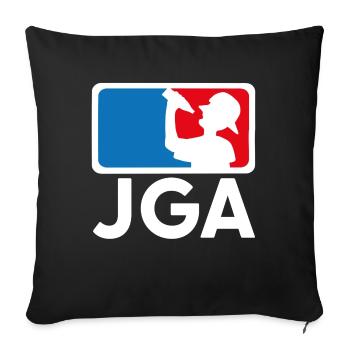 JGA Logo MLB - Sofakissen mit Füllung 45 x 45 cm - Schwarz - Vorne