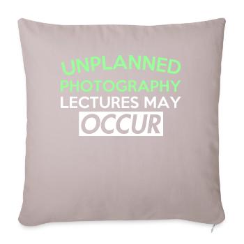 UNPLANNED PHOTOGRAPHY LECTURES MAY OCCUR - Sofa pillow with filling 45cm x 45cm - light taupe - Front