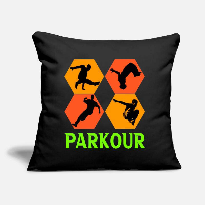 Le parkour Coussin et housse de 45 x 45 cm