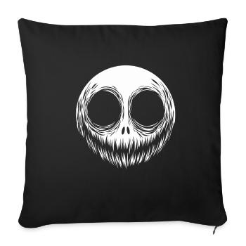 Halloween Monstre Fantôme Effrayant Costume effrayant - Coussin et housse de 45 x 45 cm - noir - Devant