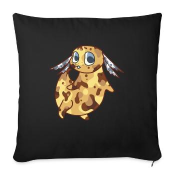 Puppy Axolotl - Sofakissen mit Füllung 45 x 45 cm - Schwarz - Vorne