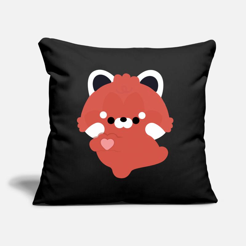Love Red Panda Sofa pillow with filling 45cm x 45cm