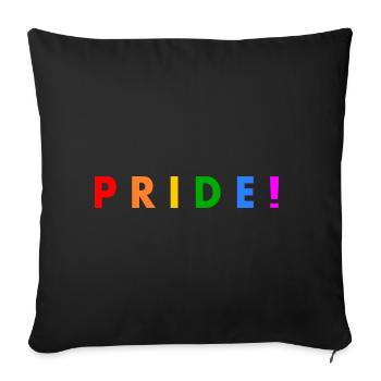 Pride - Sofakissen mit Füllung 45 x 45 cm - Schwarz - Vorne
