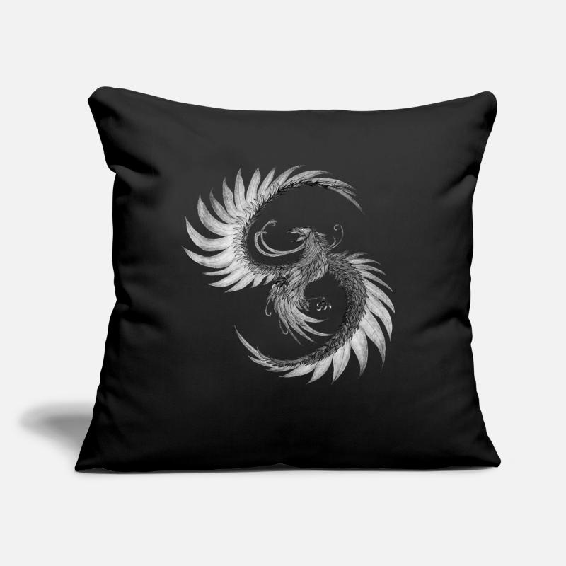 Phoenix de ses cendres Coussin et housse de 45 x 45 cm