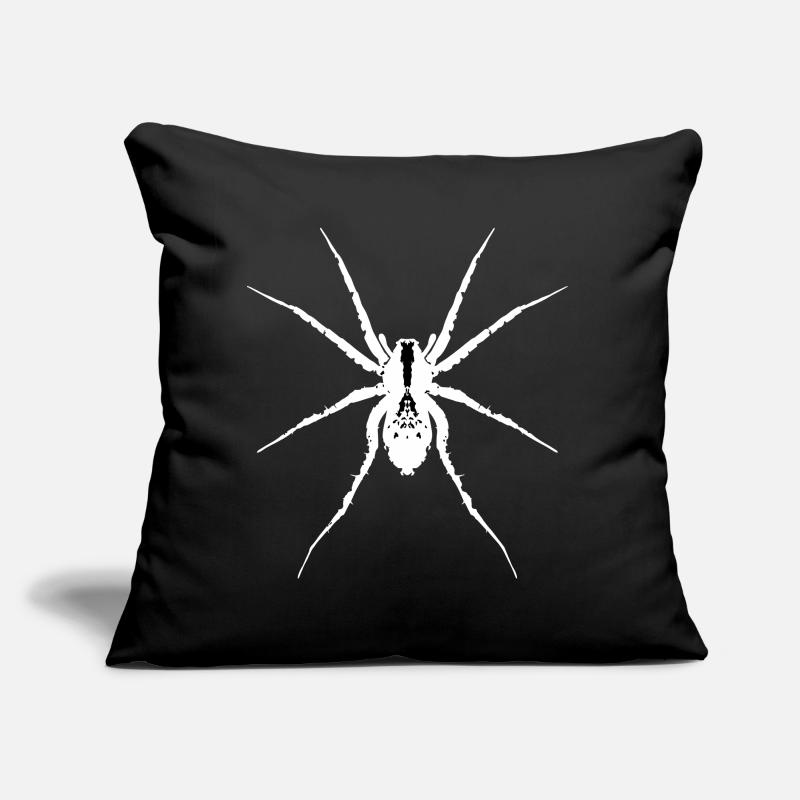 Araignée loup blanc Coussin et housse de 45 x 45 cm