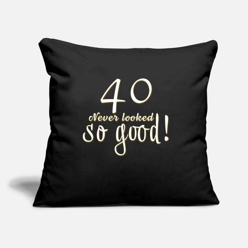 40. Geburtstag Geschenk 2021 vierzig Jahre Sofakissen mit Füllung 45 x 45 cm