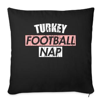 TURKEY FOOTBALL NAP - Sofakissen mit Füllung 45 x 45 cm - Schwarz - Vorne