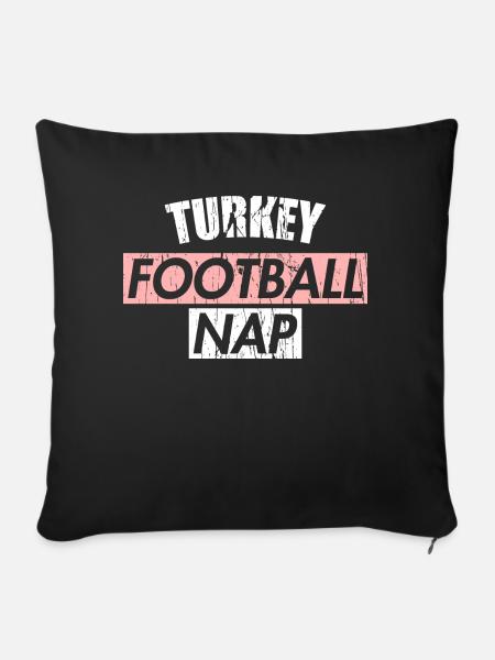 TURKEY FOOTBALL NAP - Sofakissen mit Füllung 45 x 45 cm - Schwarz