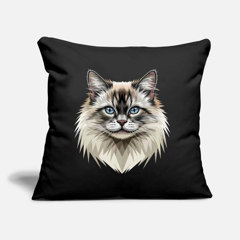 Chat Birman Chat Birman Sacré Chat Birman Mignons Chats Birman Coussin et housse de 45 x 45 cm