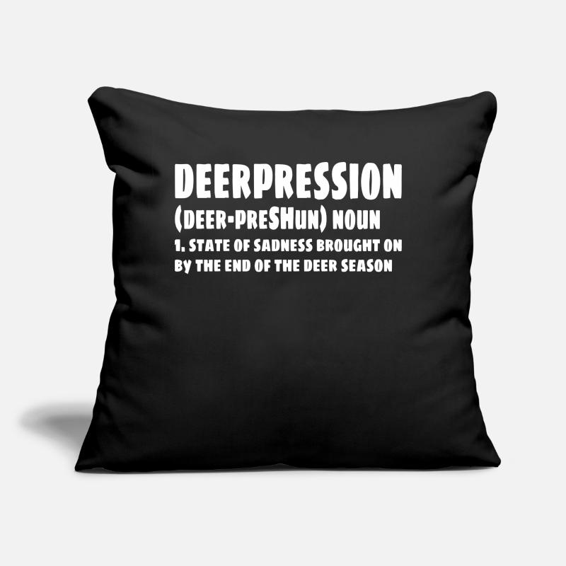 DEER HUNTING: Deerpression definition Sofa pillow with filling 45cm x 45cm