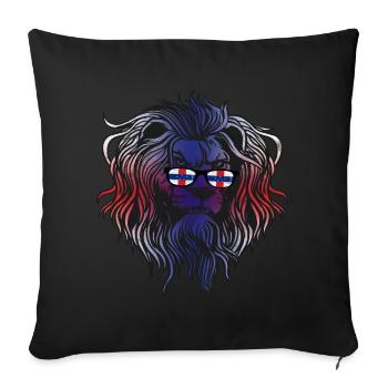 Antilles néerlandaises - Coussin et housse de 45 x 45 cm - noir - Devant