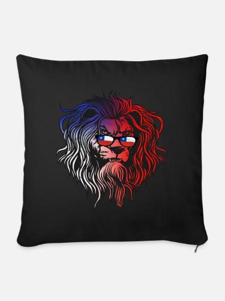 Chile - Sofakissen mit Füllung 45 x 45 cm - Schwarz