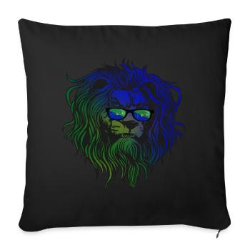 Christmas Island - Sofa pillow with filling 45cm x 45cm - black - Front