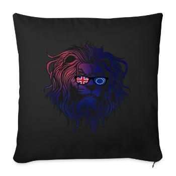 Cook (Îles) - Coussin et housse de 45 x 45 cm - noir - Devant