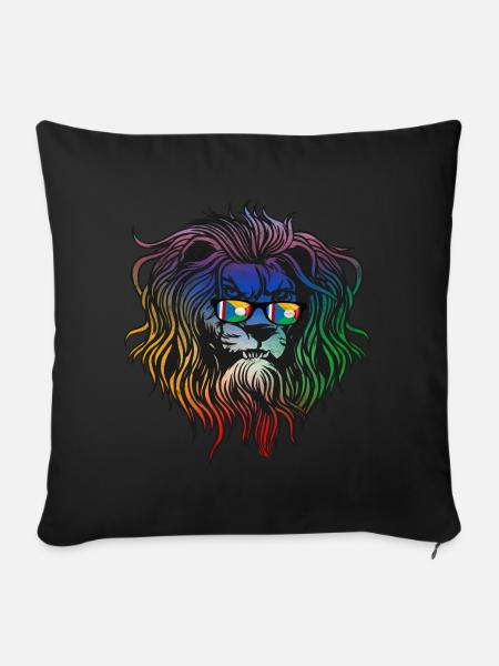 Réunion - Sofakissen mit Füllung 45 x 45 cm - Schwarz