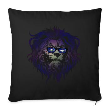 Sint Eustatius - Sofakissen mit Füllung 45 x 45 cm - Schwarz - Vorne