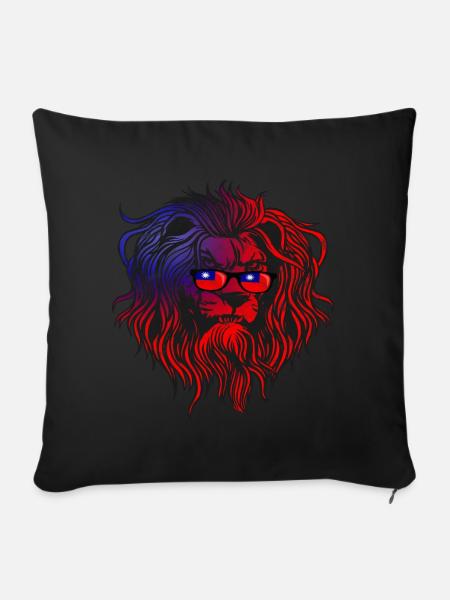Taiwan - Sofakissen mit Füllung 45 x 45 cm - Schwarz