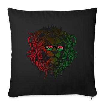 Vanuatu - Coussin et housse de 45 x 45 cm - noir - Devant
