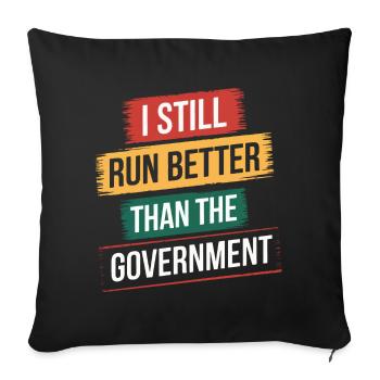 Amputation Disability - Sofa pillow with filling 45cm x 45cm - black - Front
