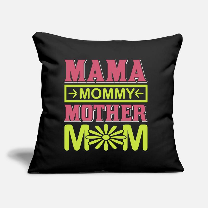 Maman Maman Maman Mignonne chemise cadeau de maternité Coussin et housse de 45 x 45 cm