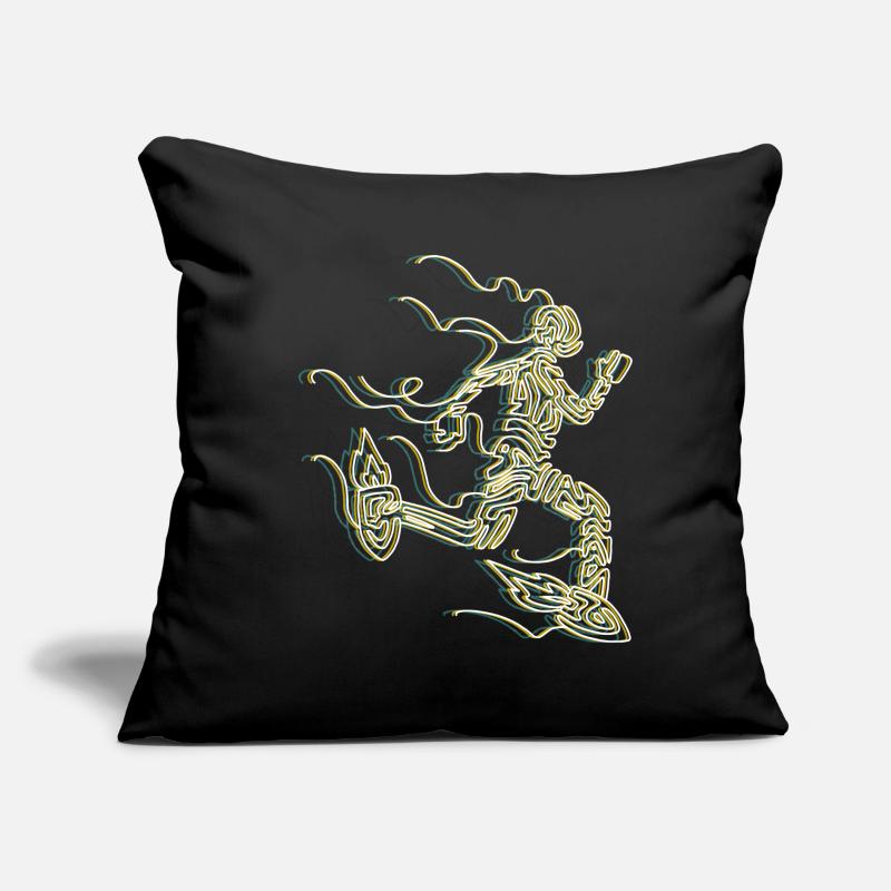 Stylized Rocket Runner Sofa pillow with filling 45cm x 45cm