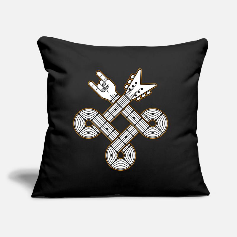 Interlaced Guitar Celtic Knot Sofa pillow with filling 45cm x 45cm