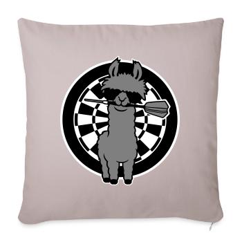 Lunettes de soleil Cool Lama Dart Dart Sweet - Coussin et housse de 45 x 45 cm - taupe clair - Devant