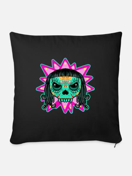 Vampir - Sofakissen mit Füllung 45 x 45 cm - Schwarz