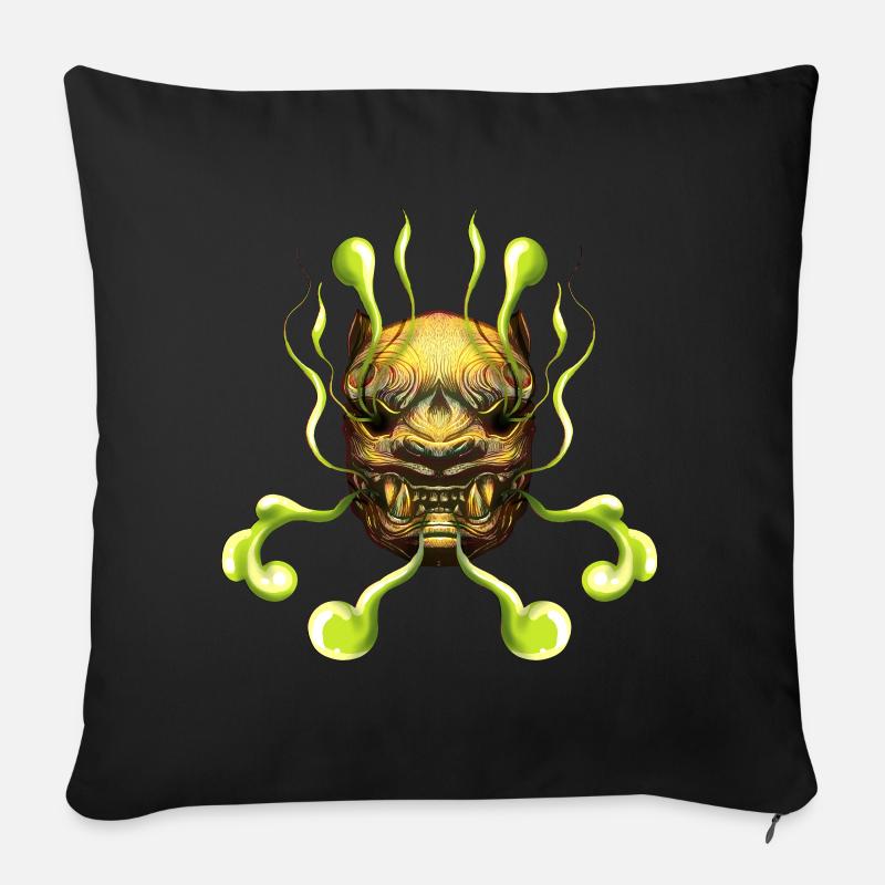 Tiger - Sofa pillow with filling 45cm x 45cm - black