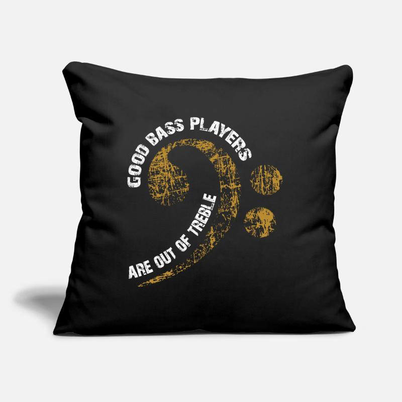 Clé de bas avec sort Coussin et housse de 45 x 45 cm