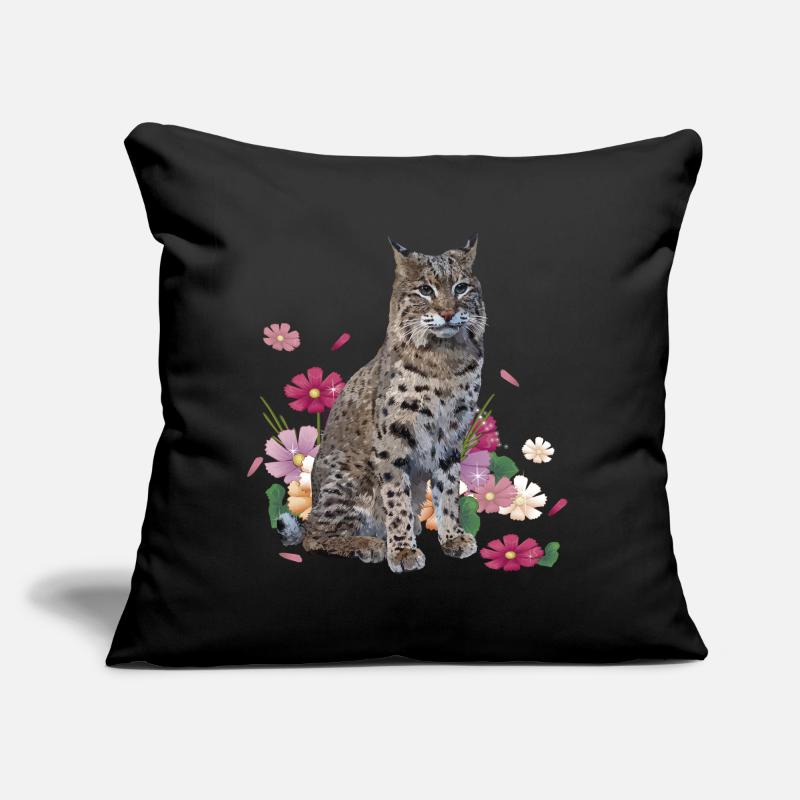 Luchs Sofakissen mit Füllung 45 x 45 cm