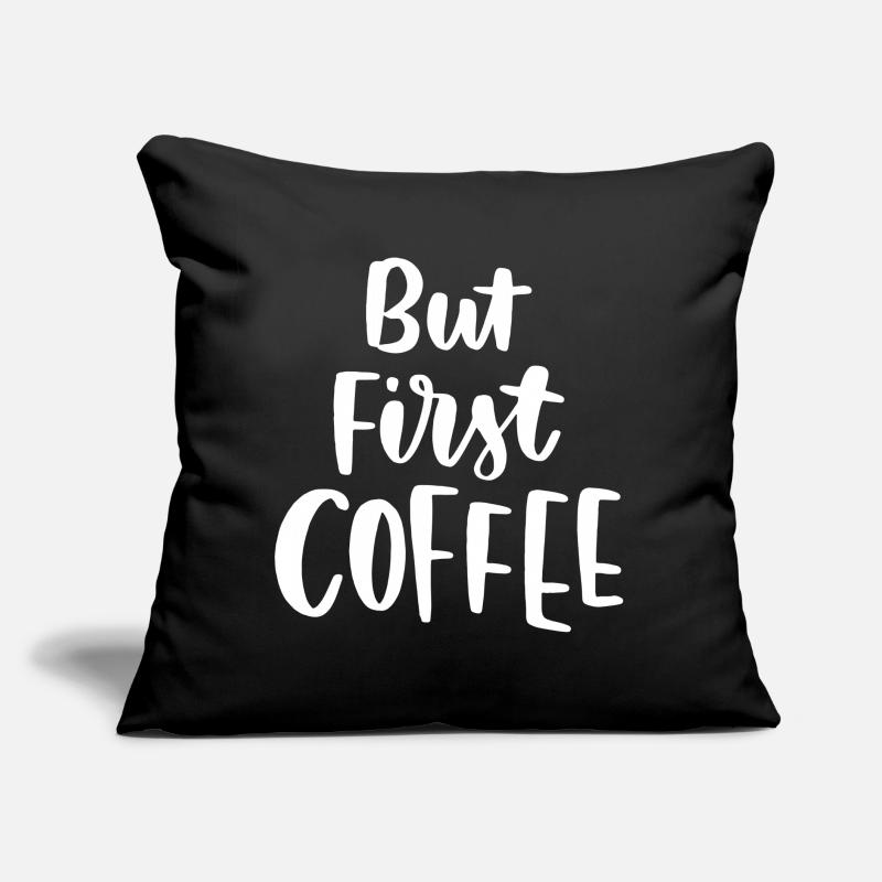 Mais premier café Coussin et housse de 45 x 45 cm