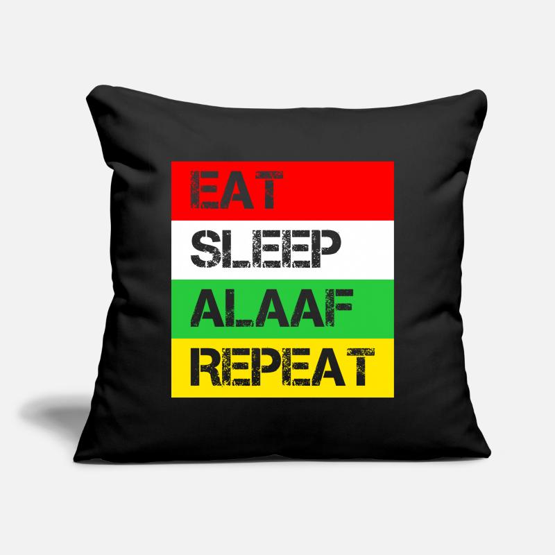 Manger Sommeil Alaaf Répéter | Carnaval de Cologne Coussin et housse de 45 x 45 cm