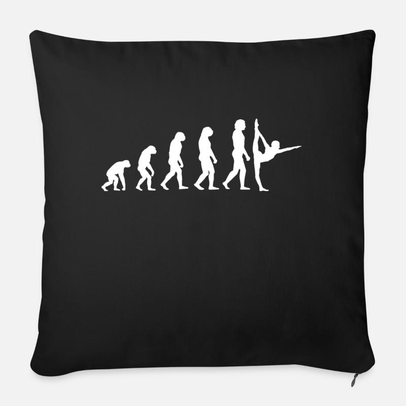 Ballett Evolution Tanzen Silhouette Shirt - Sofakissen mit Füllung 45 x 45 cm - Schwarz